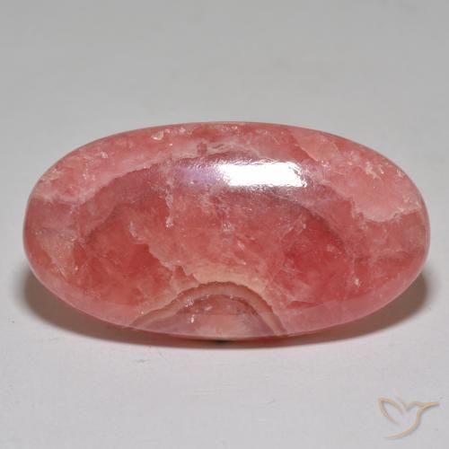 39.76ct 天然 マルチカラー ロードクロサイト, 楕円形, 半透明