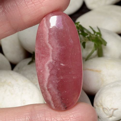 39.68ct 天然 マルチカラー ロードクロサイト, 楕円形, 半透明