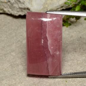 33.29カラットの天然マルチカラーロードクロサイト、バゲット、半透明