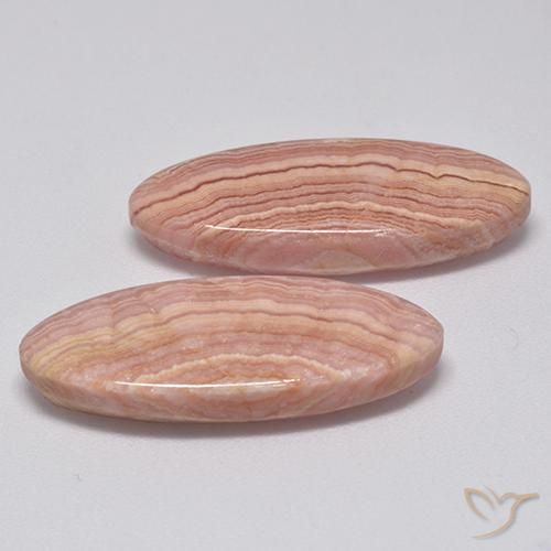 Shop natural 26.79ct マルチカラー ロードクロサイト gems, 楕円形, from 南アフリカ at GemSelect. In stock, global shipping!