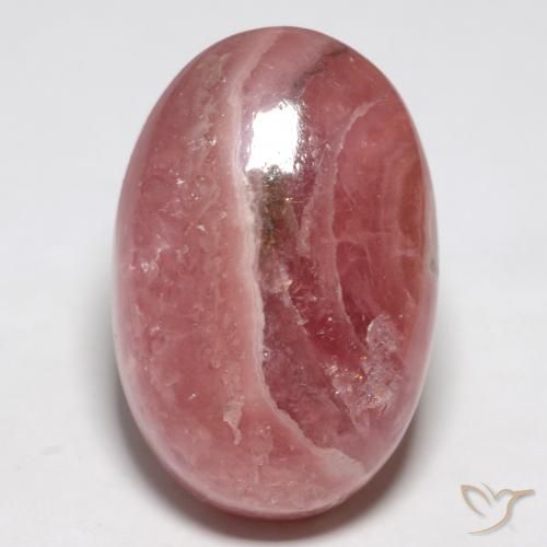 48.14ct 天然 マルチカラー ロードクロサイト, 楕円形, 半透明