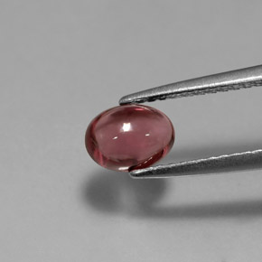 1.11カラットの天然レッドロードライトガーネット、透明、透明/半透明