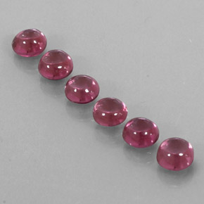 カラットの天然ラズベリーレッドロードライトガーネット（5.01 mm・透明）