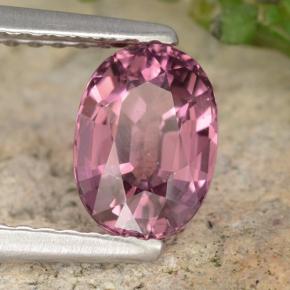 1.42カラットの天然ラズベリーレッドロードライトガーネット、オーバルカット、VVS-VS