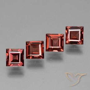 Shop natural 3.06ct 濃いスカーレットレッド ロードライトガーネット gems, 四角形, from モザンビーグ at GemSelect. In stock, global shipping!