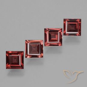 Shop natural 2.96ct ミディアムダークレッド ロードライトガーネット gems, 四角形, from モザンビーグ at GemSelect. In stock, global shipping!