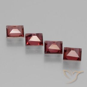 Shop natural 2.55ct ディープレッド ロードライトガーネット gems, 四角形, from モザンビーグ at GemSelect. In stock, global shipping!