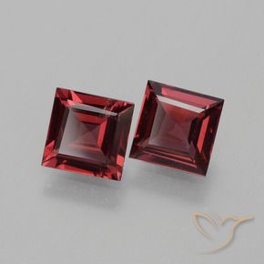 Shop natural 1.37ct ミディアムレッド ロードライトガーネット gems, 四角形, from モザンビーグ at GemSelect. In stock, global shipping!