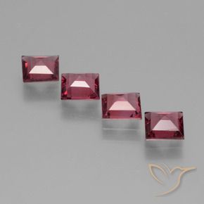 Shop natural 2.25ct ピンクがかったレッド ロードライトガーネット gems, 四角形, from モザンビーグ at GemSelect. In stock, global shipping!