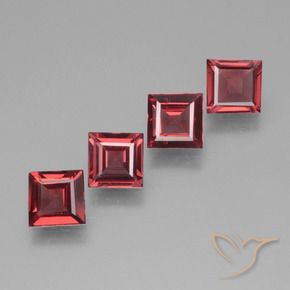 Shop natural 2.09ct ピンクがかったレッド ロードライトガーネット gems, 四角形, from モザンビーグ at GemSelect. In stock, global shipping!