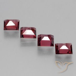 Shop natural 2.58ct ラズベリーレッド ロードライトガーネット gems, 四角形, from モザンビーグ at GemSelect. In stock, global shipping!