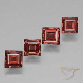 Shop natural 2.43ct ミディアムレッド ロードライトガーネット gems, 四角形, from モザンビーグ at GemSelect. In stock, global shipping!