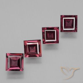 Shop natural 2.69ct ミディアムレッド ロードライトガーネット gems, 四角形, from モザンビーグ at GemSelect. In stock, global shipping!