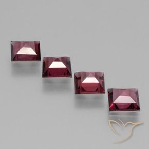 Shop natural 2.69ct ミディアムレッド ロードライトガーネット gems, 四角形, from モザンビーグ at GemSelect. In stock, global shipping!