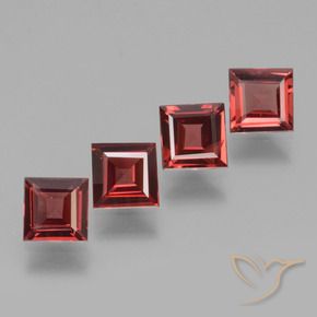 Shop natural 2.20ct ミディアムレッド ロードライトガーネット gems, 四角形, from モザンビーグ at GemSelect. In stock, global shipping!
