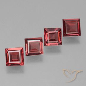 Shop natural 2.55ct ミディアムレッド ロードライトガーネット gems, 四角形, from モザンビーグ at GemSelect. In stock, global shipping!