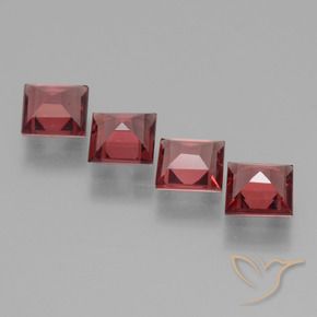 Shop natural 2.55ct ミディアムレッド ロードライトガーネット gems, 四角形, from モザンビーグ at GemSelect. In stock, global shipping!