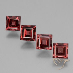 Shop natural 2.65ct メルローレッド ロードライトガーネット gems, 四角形, from モザンビーグ at GemSelect. In stock, global shipping!