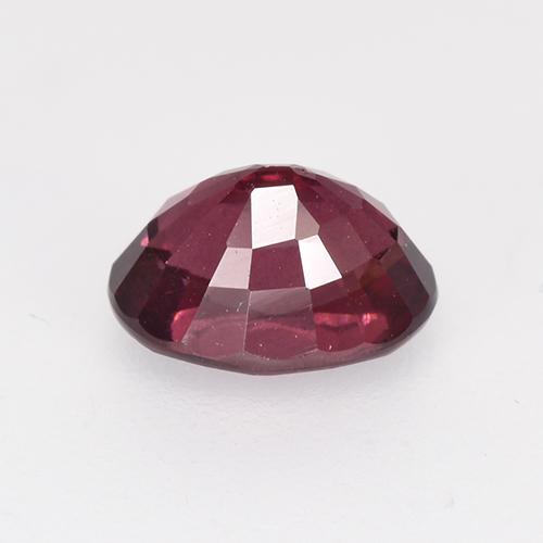 1.37カラットの天然ラズベリーレッドロードライトガーネット（7.1×5.2 mm・オーバルカット）