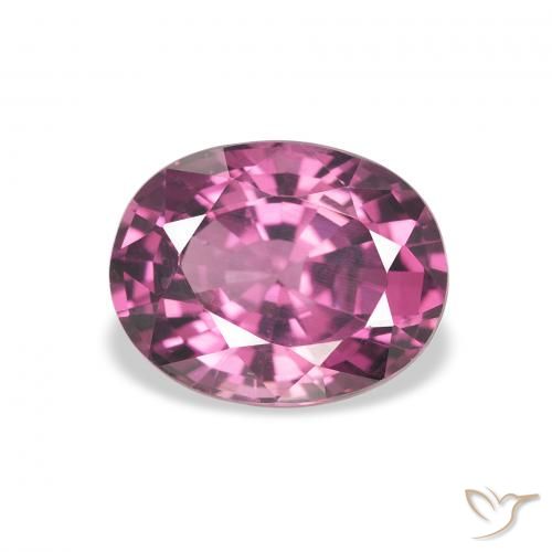 2.36ct 天然 赤みがかったパープル ロードライトガーネット, 楕円形, VVS-VS