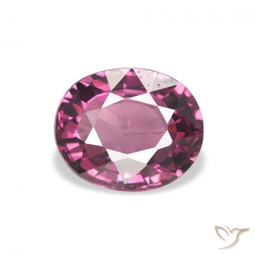 2.07ct 天然 ラズベリーレッド ロードライトガーネット, 楕円形, VVS-VS