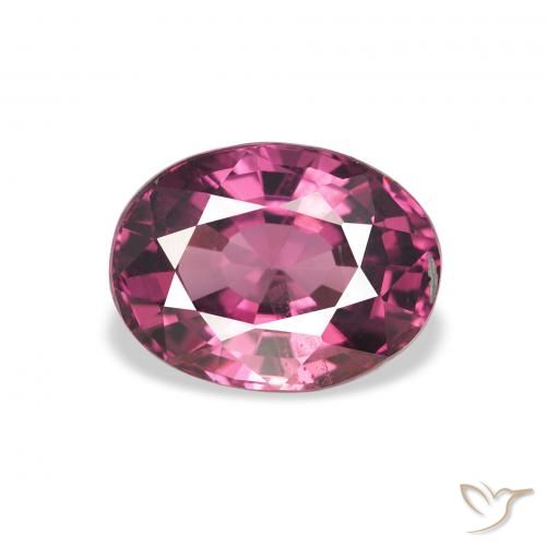 2.32ct 天然 ラズベリーレッド ロードライトガーネット, 楕円形, VVS-VS