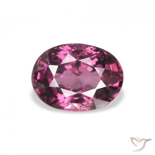2.29ct 天然 ディープパープル ロードライトガーネット, 楕円形, VS