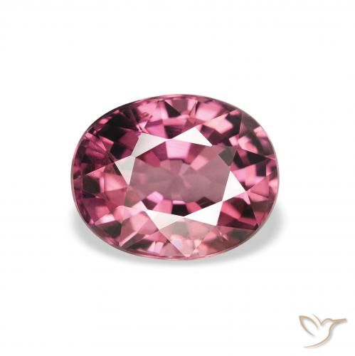 2.02ct 天然 ピンクベリーパープル ロードライトガーネット, 楕円形, VS