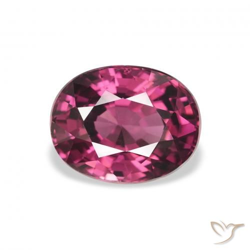 2.63ct 天然 ミディアムパープル ロードライトガーネット, 楕円形, VS