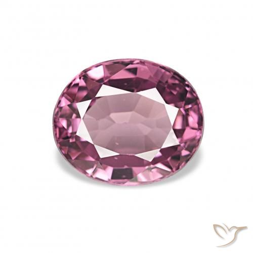 1.33ct ピンクがかったパープル ロードライトガーネット 宝石, 楕円形, VS