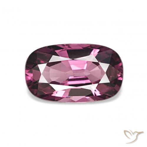 1.62ct 赤みがかったパープル ロードライトガーネット, クッション, VVS-VS