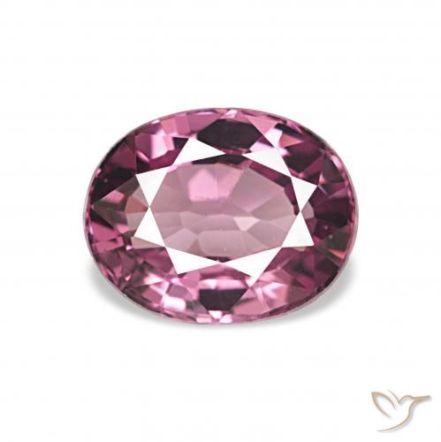 1.33ct ピンクがかったパープル ロードライトガーネット, 楕円形, VVS-VS