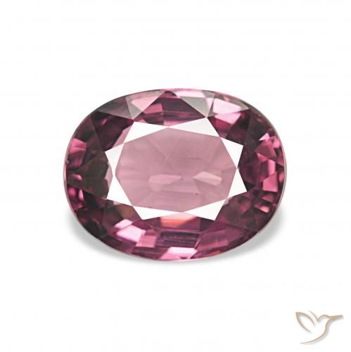 1.23ct ダークマゼンタピンク ロードライトガーネット, 楕円形, VVS-VS