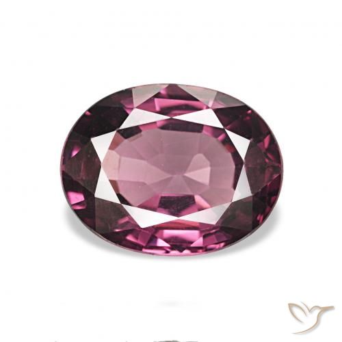 1.50ct ミディアムパープル ロードライトガーネット, 楕円形, VVS