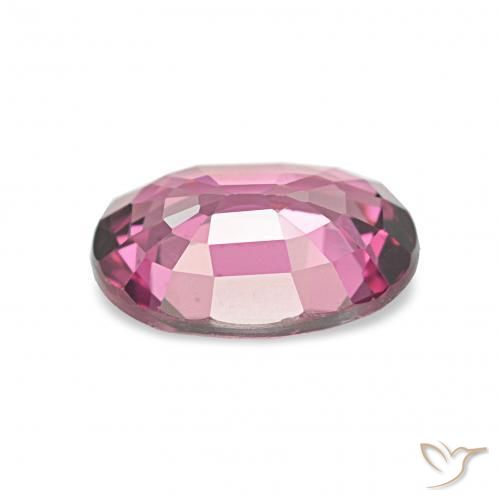 1.18カラットの天然ラズベリーレッドロードライトガーネット、オーバルカット、VVS