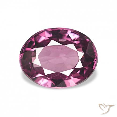 1.27ct 明るいグレープ ロードライトガーネット, 楕円形, VVS
