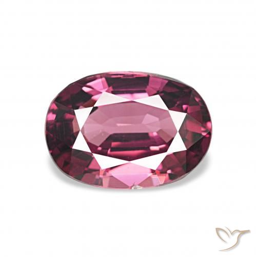 1.24ct ミディアムパープル ロードライトガーネット, 楕円形, VVS