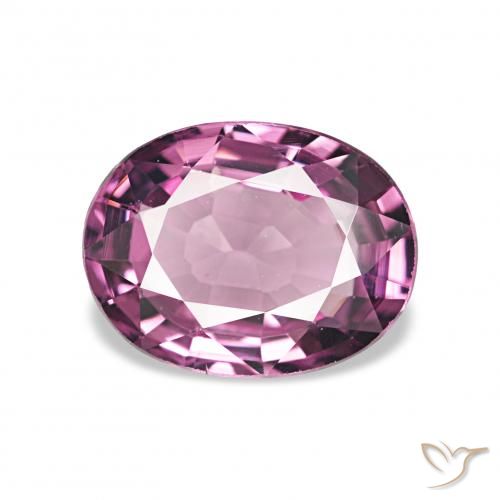 1.26ct 赤みがかったパープル ロードライトガーネット, 楕円形, VVS-VS