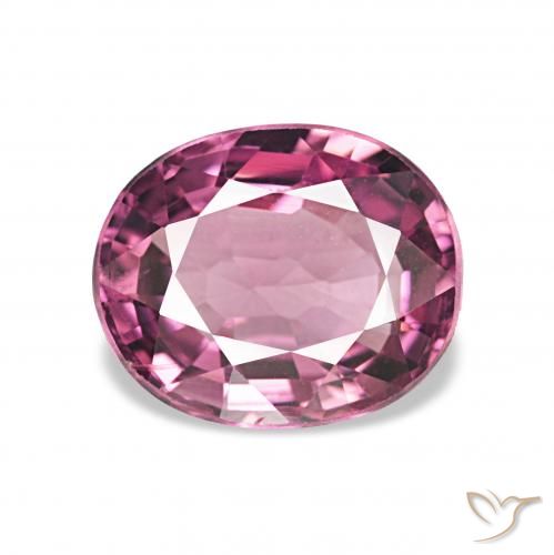 1.54ct ミディアムパープル ロードライトガーネット, 楕円形, VVS-VS