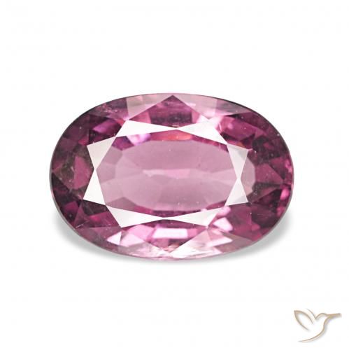 1.34ct ピンクがかったパープル ロードライトガーネット, 楕円形, VS