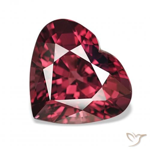 4.19ct メルローレッド ロードライトガーネット, 心臓, VVS