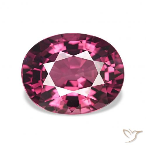2.41ct 明るいベリーパープル ロードライトガーネット, 楕円形, VVS-VS