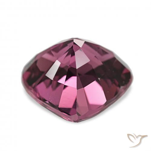4.06カラットの天然ダークパープルロードライトガーネット、ハート型、VVS