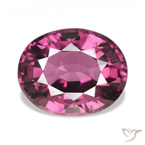 4.83ct 濃いマゼンタピンク ロードライトガーネット, 楕円形, VVS