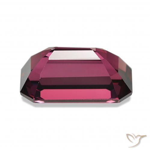 4.55カラットの天然ラズベリーレッドロードライトガーネット、八角形 / エメラルドカット、VVS