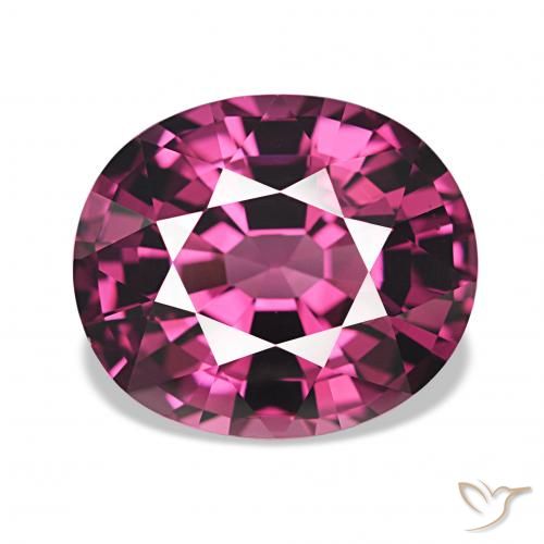 4.82ct ミディアムパープル ロードライトガーネット, 楕円形, VVS-VS