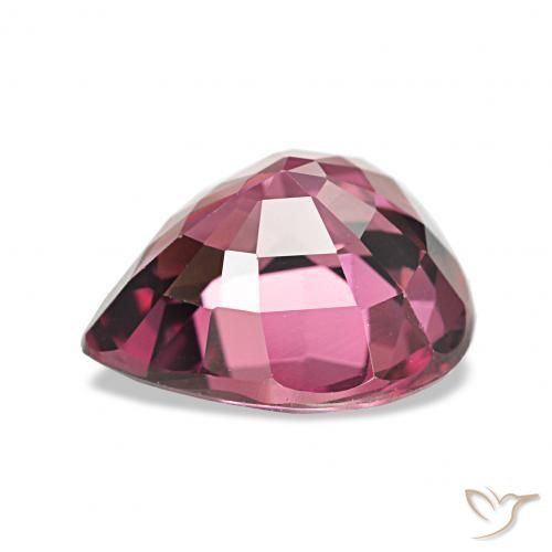 2.64カラットの天然濃い紫ロードライトガーネット、洋梨の形、VVS