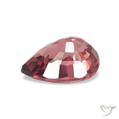 0.94カラットの天然メルローレッドロードライトガーネット、洋梨の形、VS
