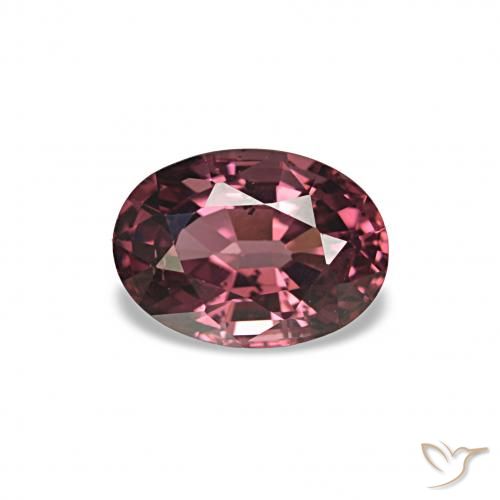 1.14ct Medium Dark-Red ロードライトガーネット, 楕円形, VVS-VS