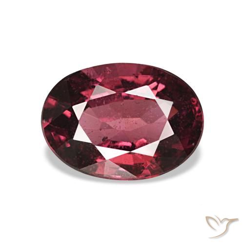 1.01ct レッド ロードライトガーネット, 楕円形, VS